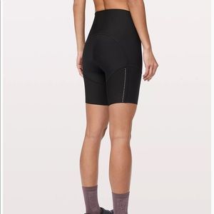 Lululemon padded bike shorts in light purple